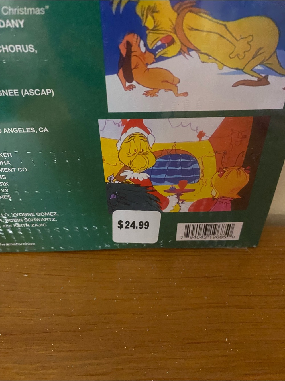Dr. Seuss The Grinch Stole Christmas Picture Disc Vinyl - Picture 3 of 3